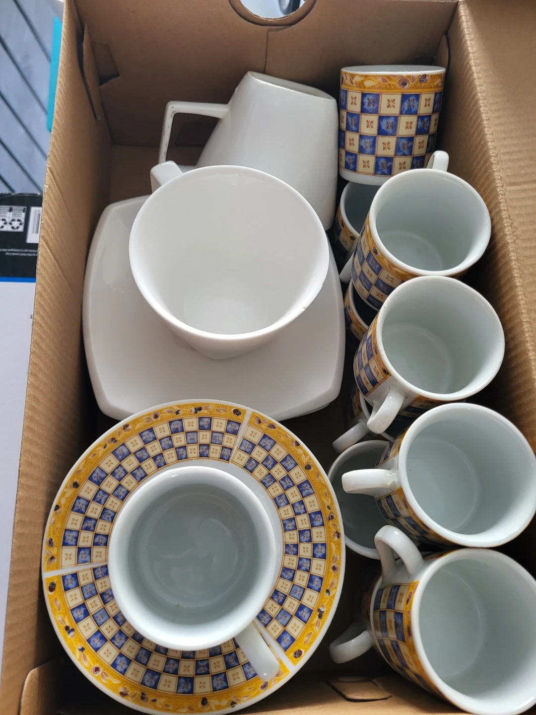 Coffee Cup and Saucer Set