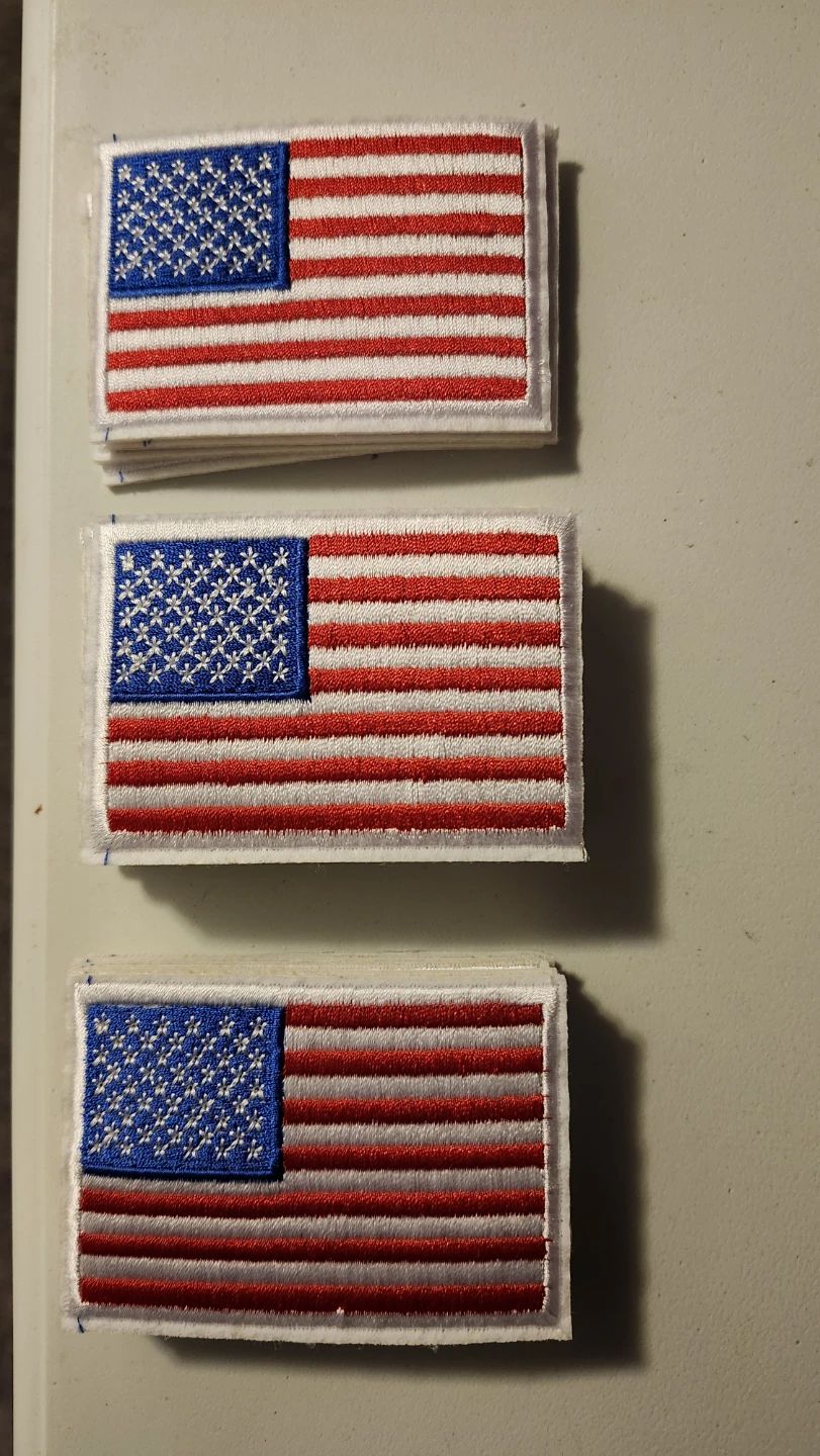 WILLBOND 24 Pcs American Flag Iron on Patches - photo 3