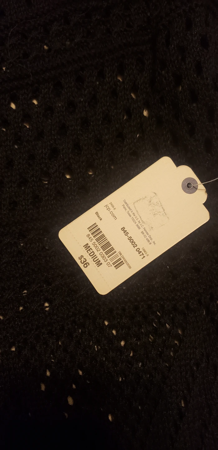 St. John's Bay Black Cardigan - Size Medium - photo 3