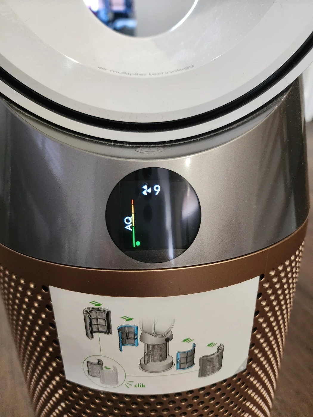 Dyson Purifier Hot+Cool HP2 De-NOx (White/Gold) - photo 2