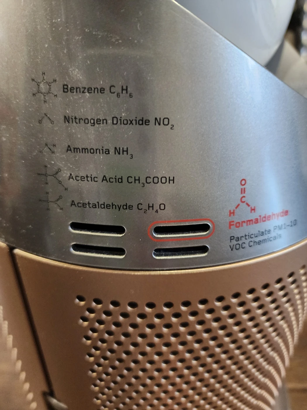 Dyson Purifier Hot+Cool HP2 De-NOx (White/Gold) - photo 4