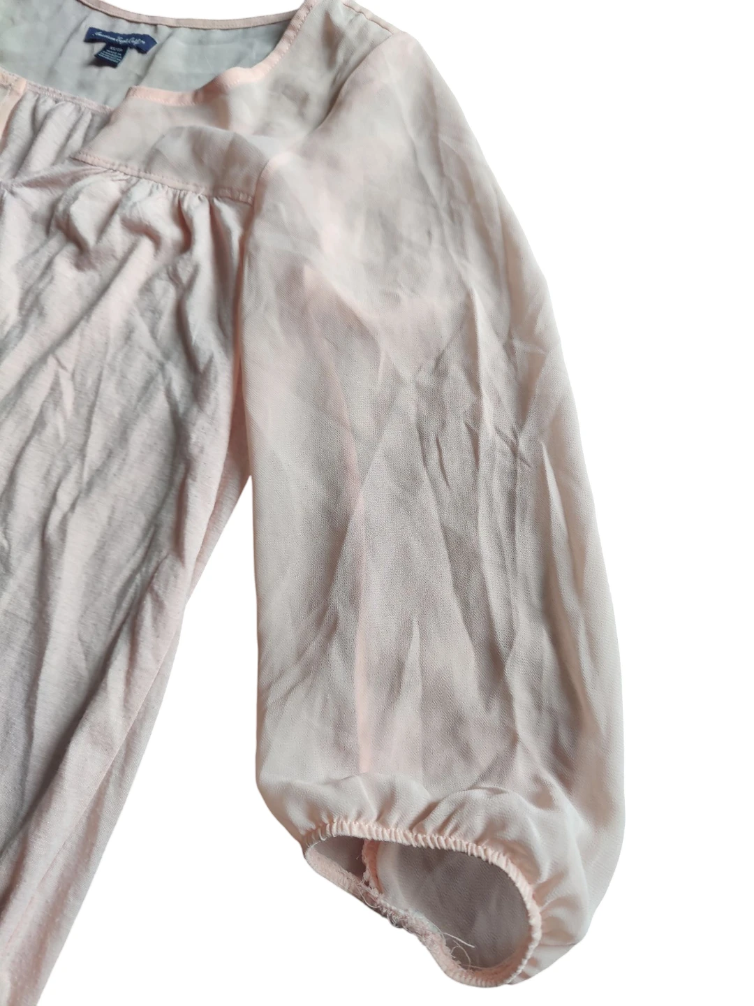 Women's American Eagle Peach Long Sleeve Shirt Size XS - photo 4