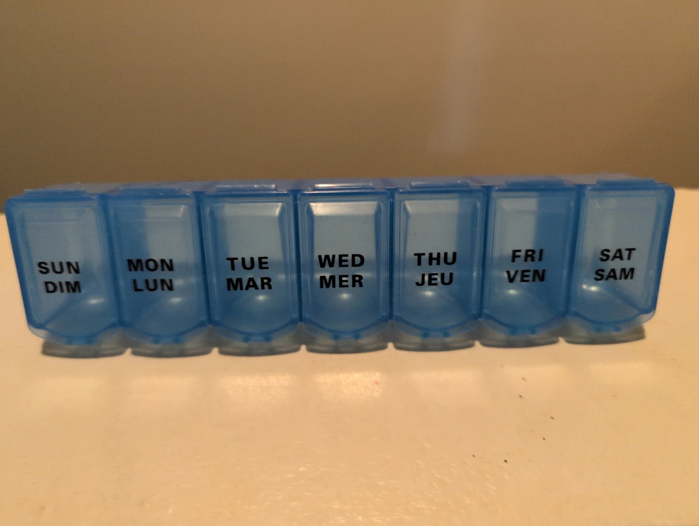 Blue 7-Day Pill Organizer