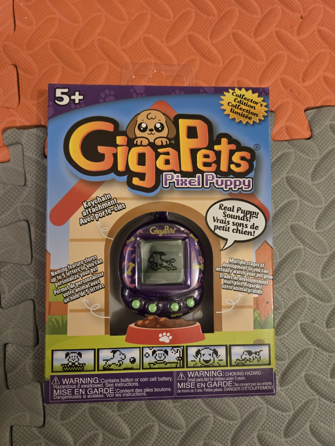 Giga Pets Pixel Puppy Virtual Pet Toy