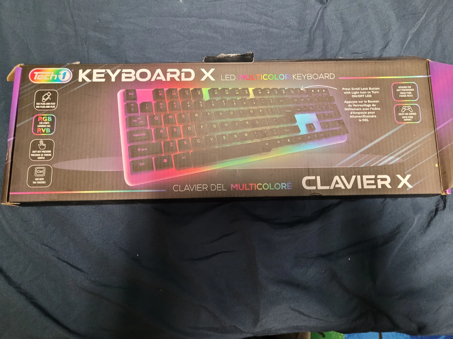 Tech1 Keyboard X LED Multicolor - New!