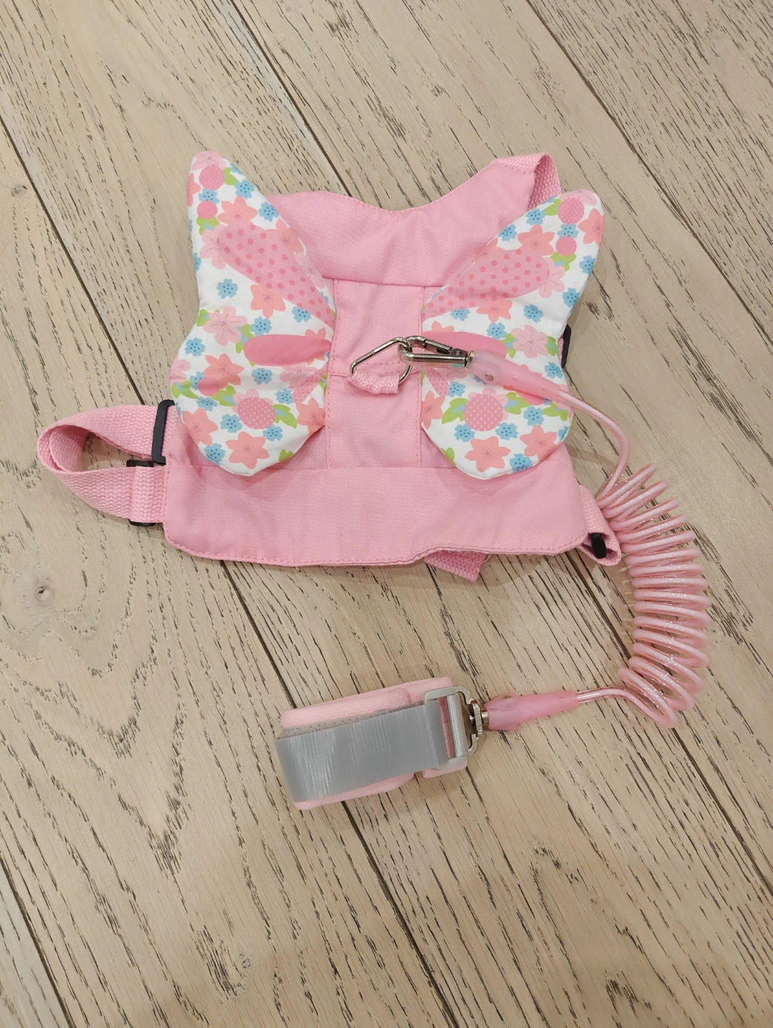 Pink Butterfly Toddler Harness with Leash - photo 2