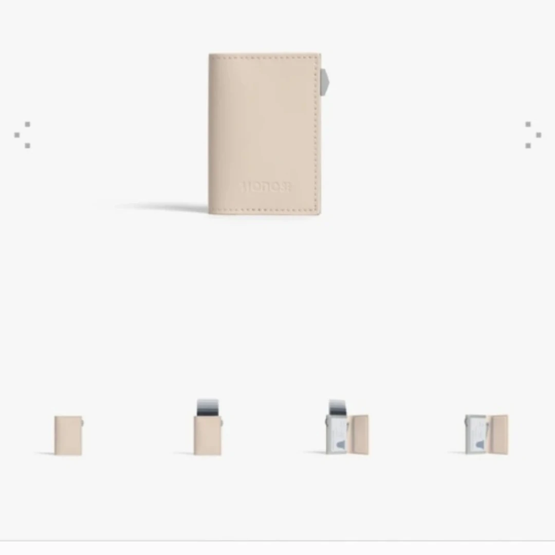 Monos Metro Card Case - Beige - photo 2