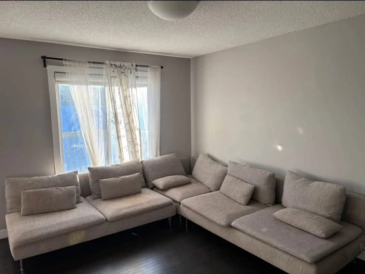 Sectional Sofa with Scatter Cushions