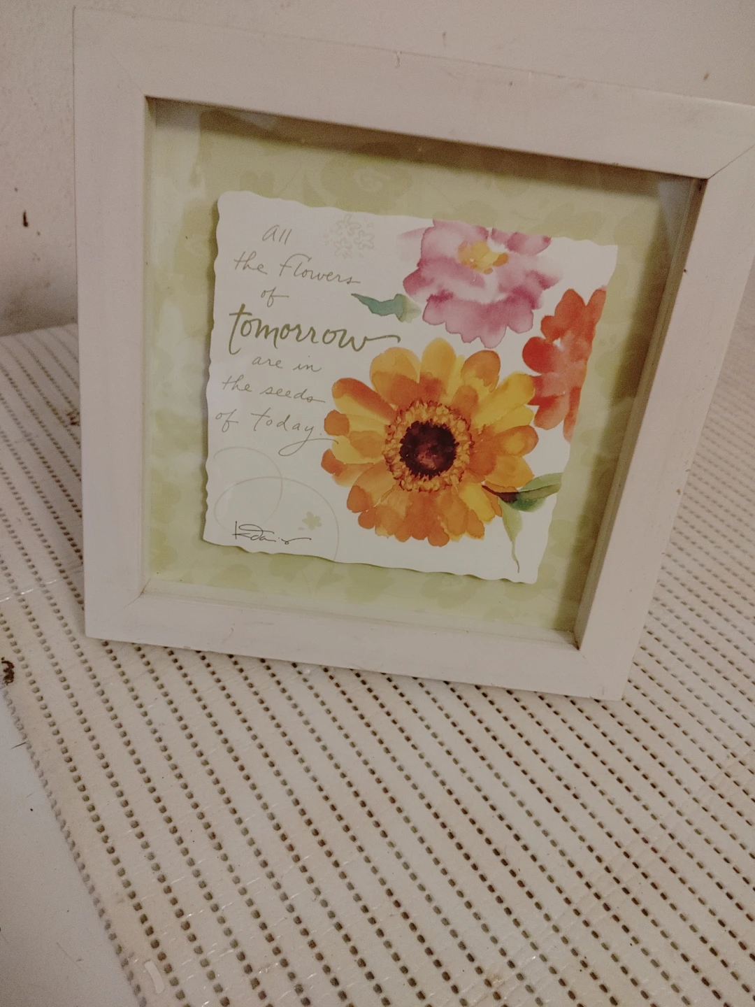 Kathy Davis "All the Flowers of Tomorrow" Framed Art