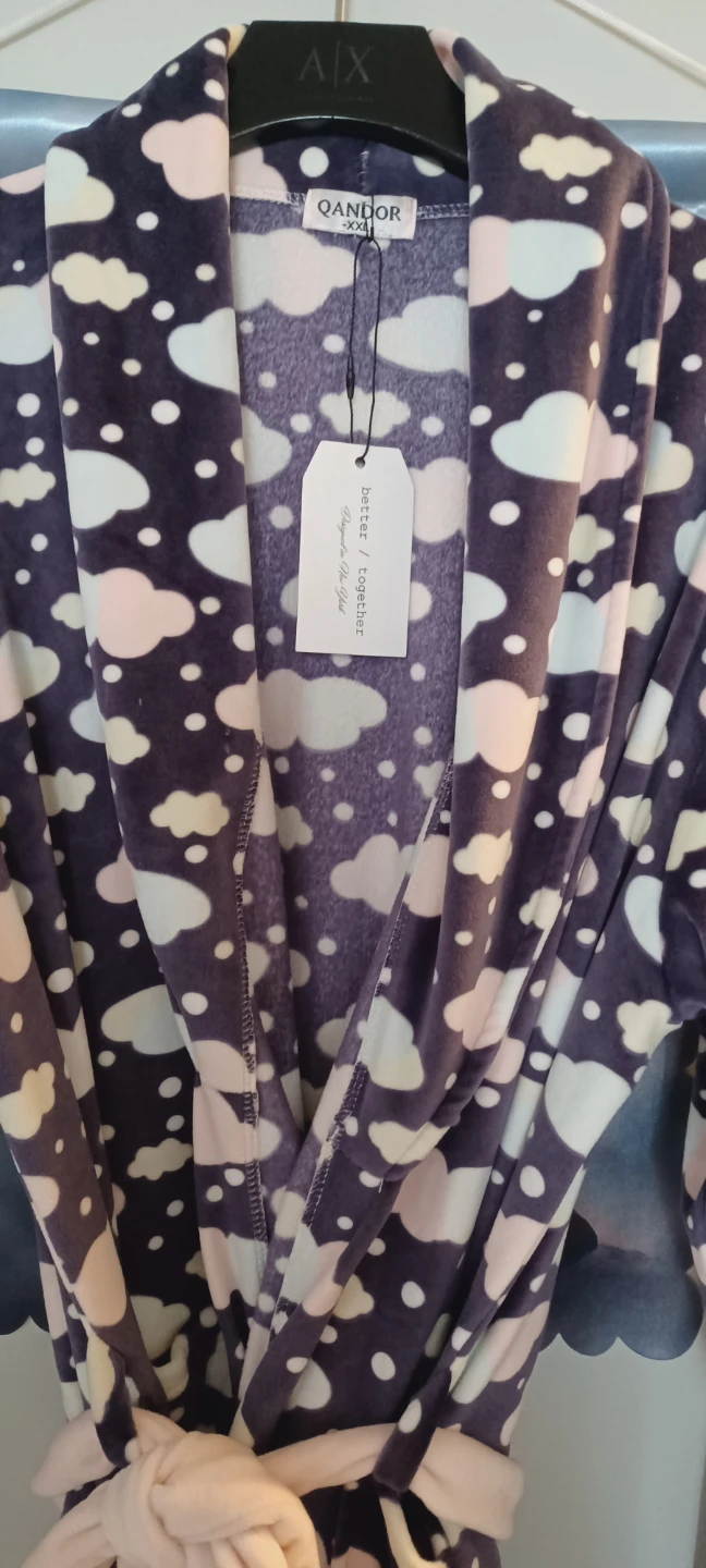 Qandor Cloud Print Robe - Size XL - photo 2