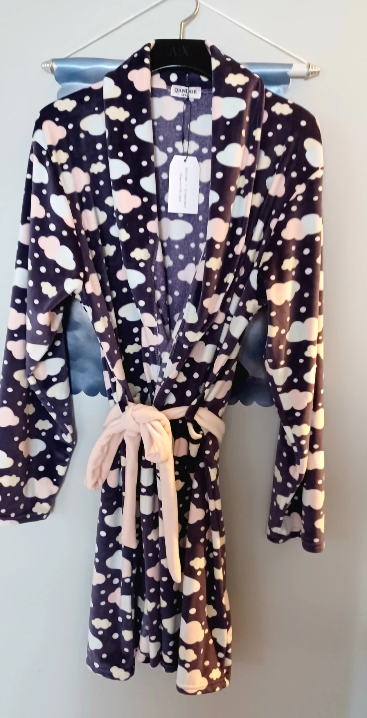 Qandor Cloud Print Robe - Size XL - photo 3