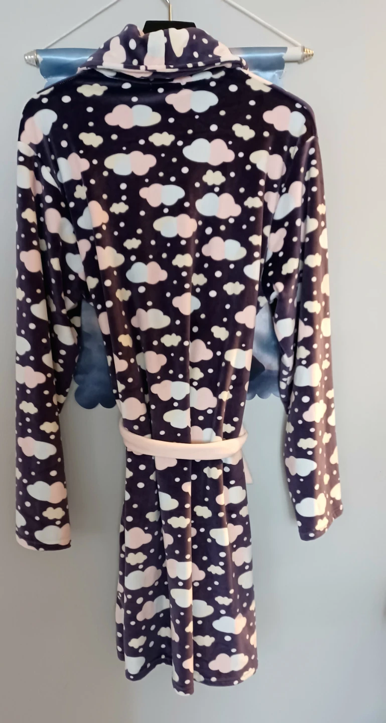Qandor Cloud Print Robe - Size XL - photo 4