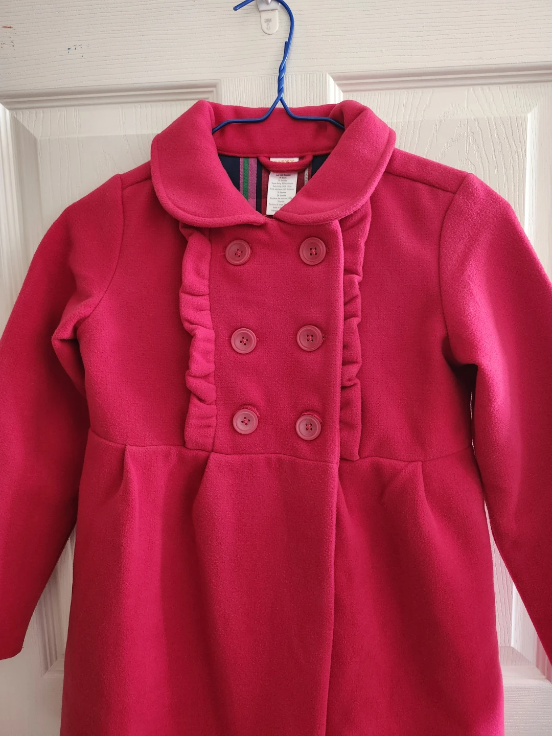 Gymboree Girls Red Pea Coat - Size 8 - photo 2