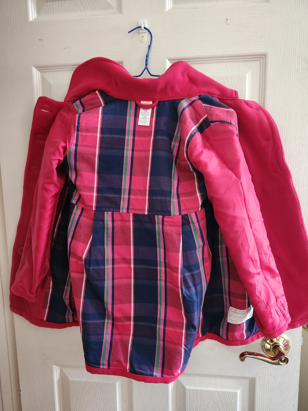 Gymboree Girls Red Pea Coat - Size 8 - photo 4