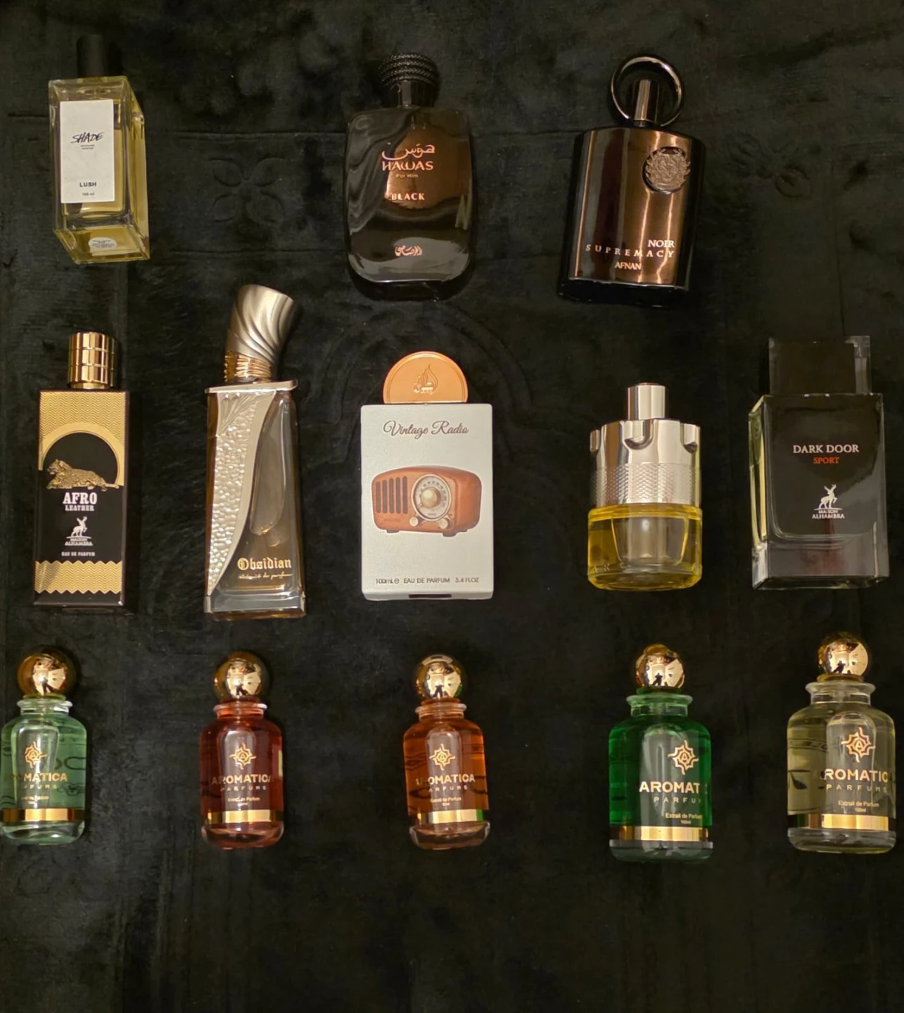Variety of Perfumes: Hawas, Afro Leather, & More!