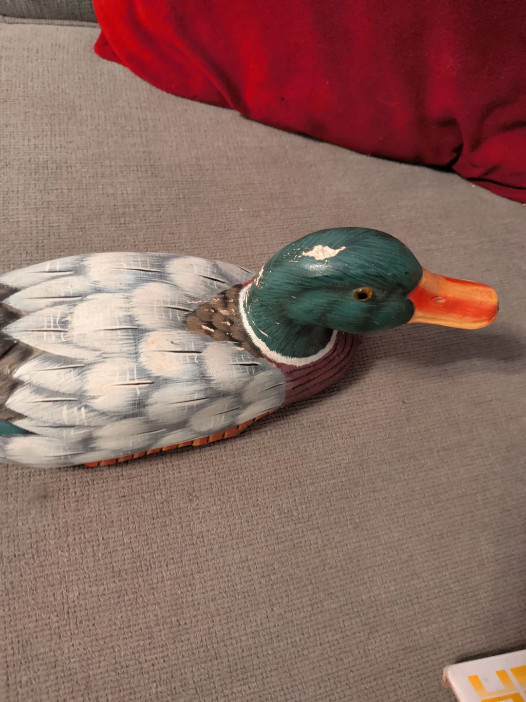Wooden Mallard Duck Figurine - photo 2