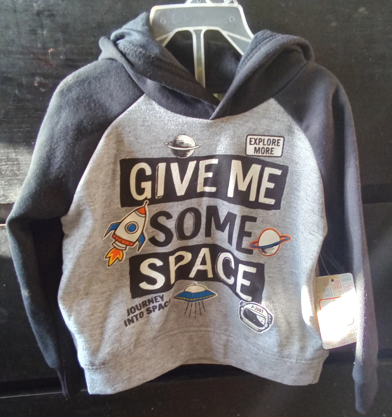 Cat & Jack Space Graphic Hoodie - photo 2