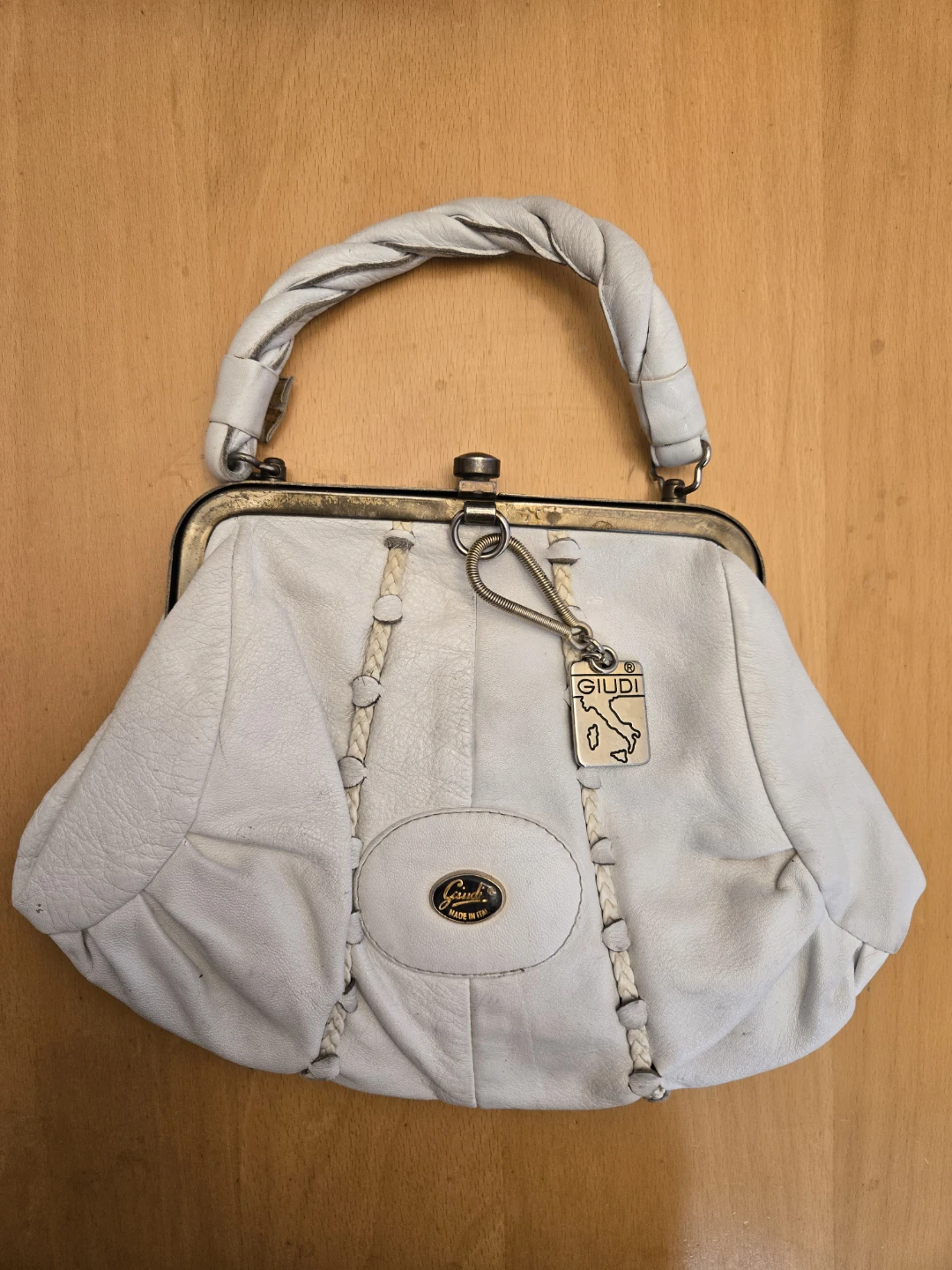 Giudi White Leather Handbag - photo 2