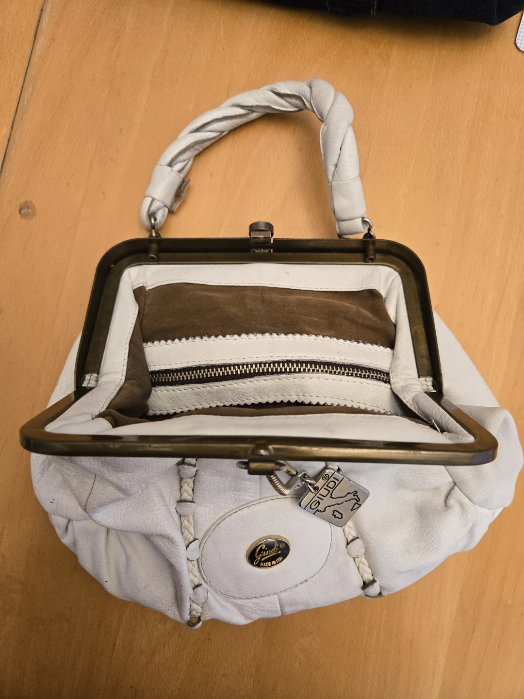 Giudi White Leather Handbag - photo 5