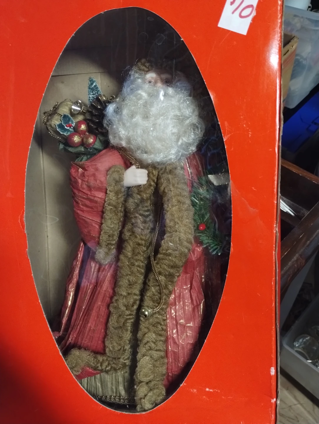 Santa Claus Figure in Box