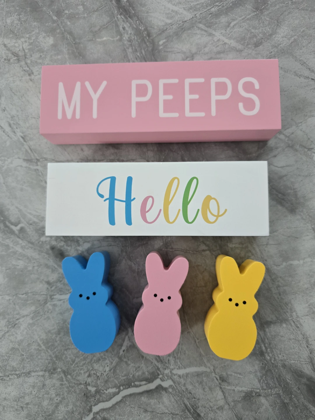 Easter Peeps Wooden Decor - photo 4