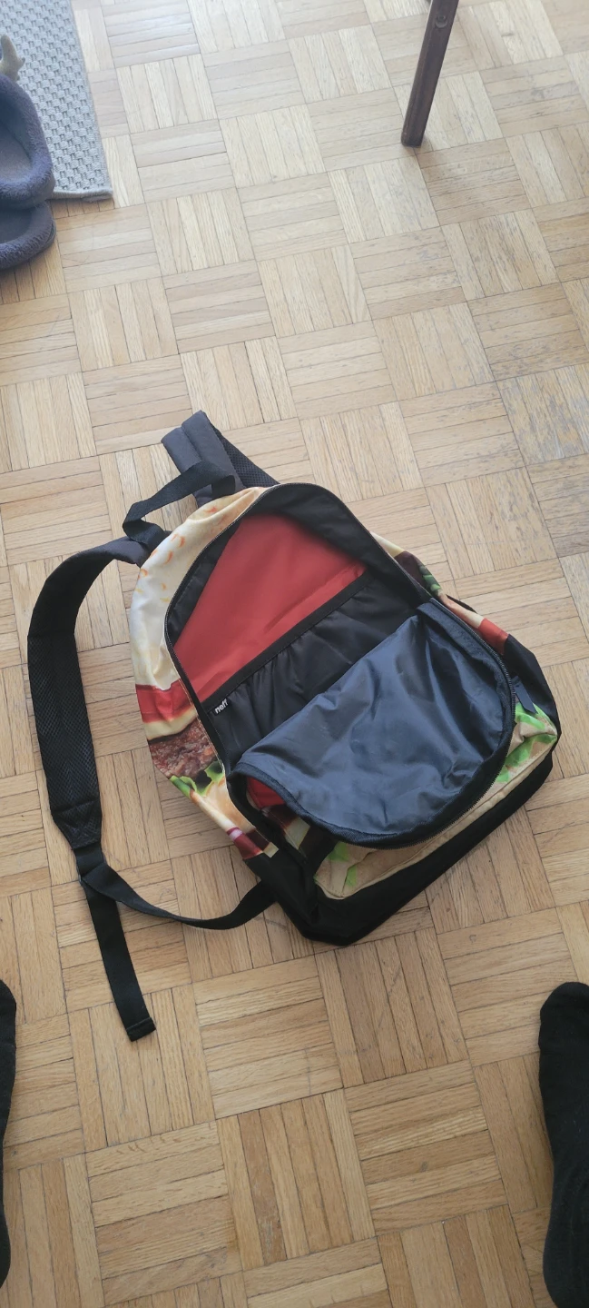 Neff Backpack - Hamburger Print - photo 3