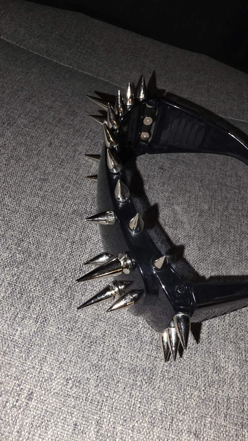 Black Spiked Punk Sunglasses - photo 5