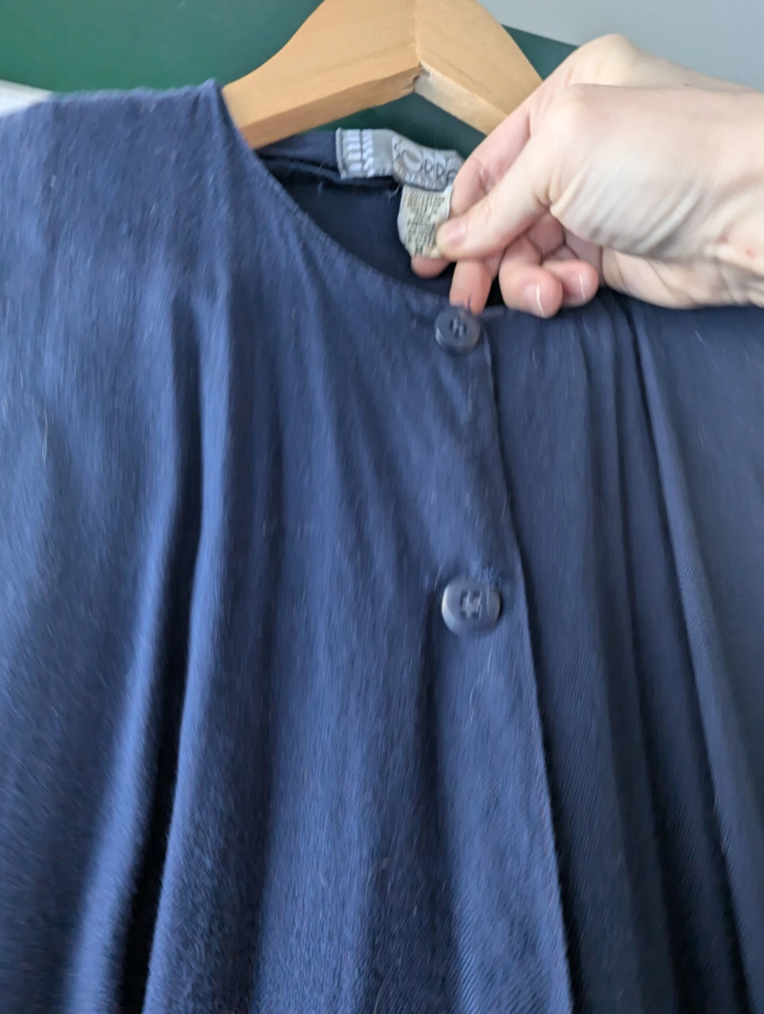 Vintage Navy Dress - photo 4