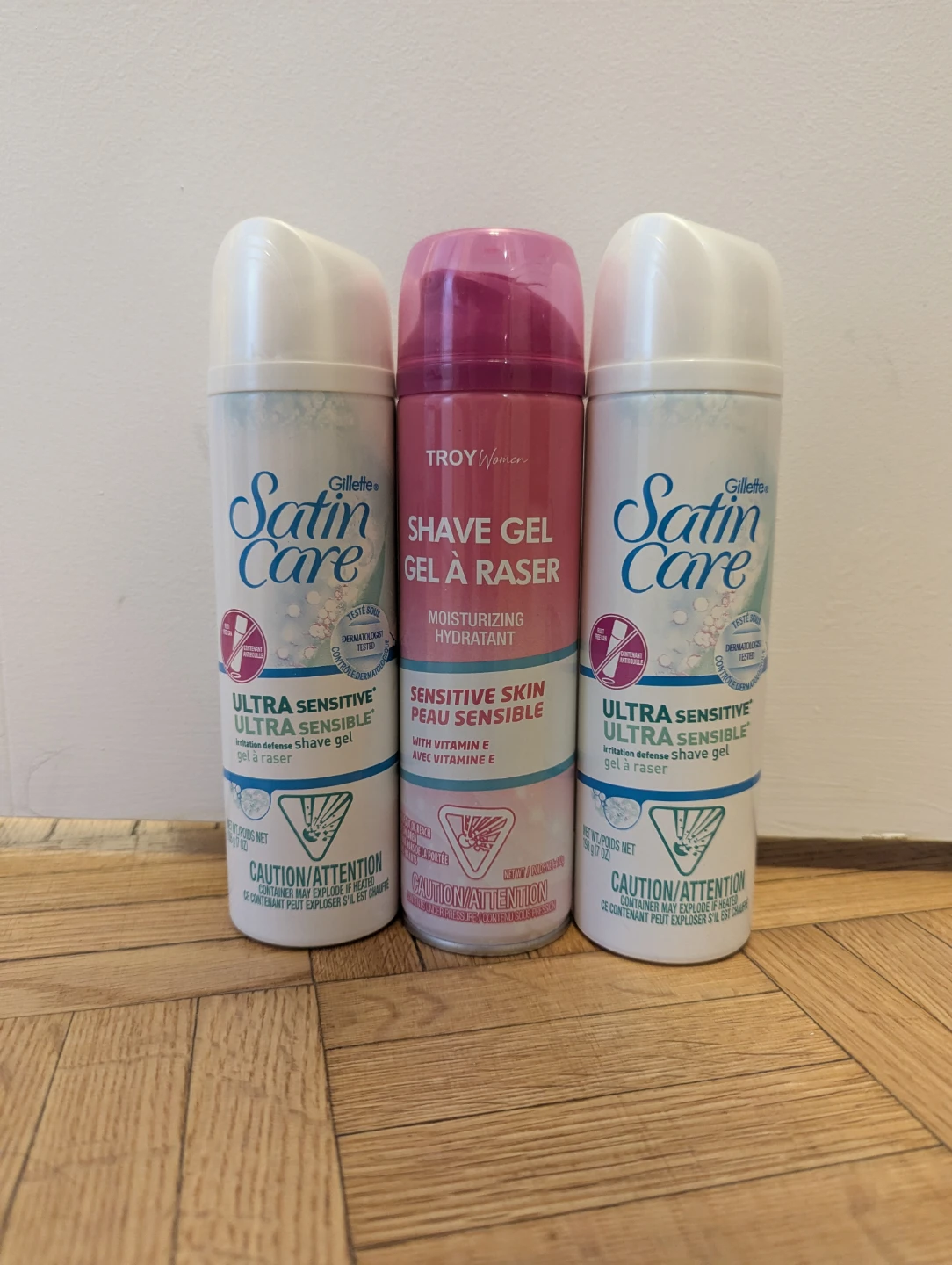 Gillette Satin Care & Troy Women Shave Gel
