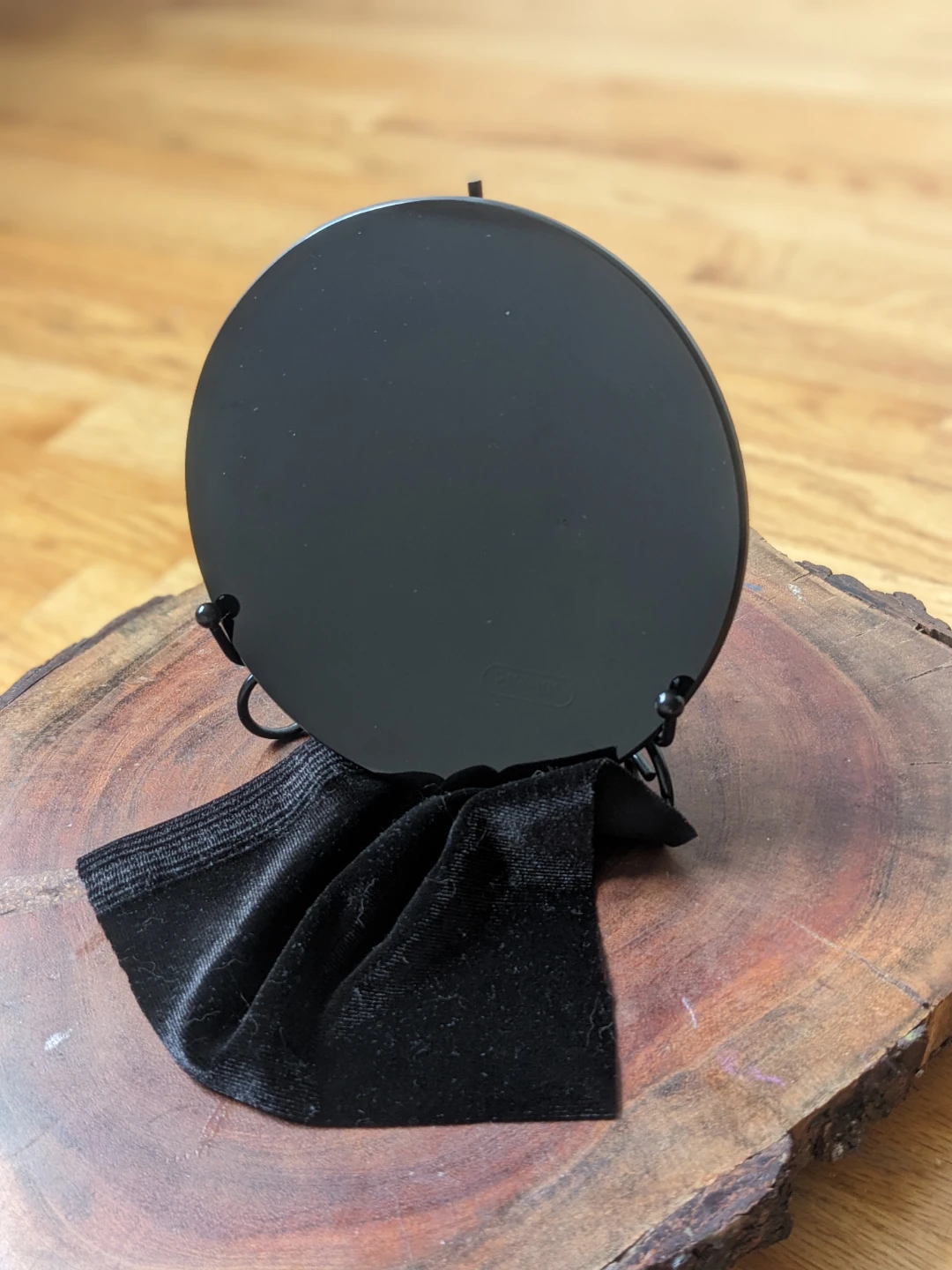 black obsidian scrying mirror