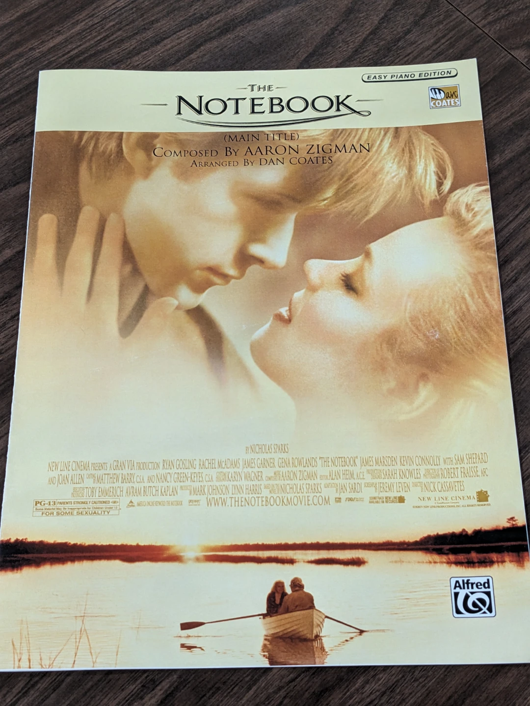 The Notebook Easy Piano Edition Sheet Music
