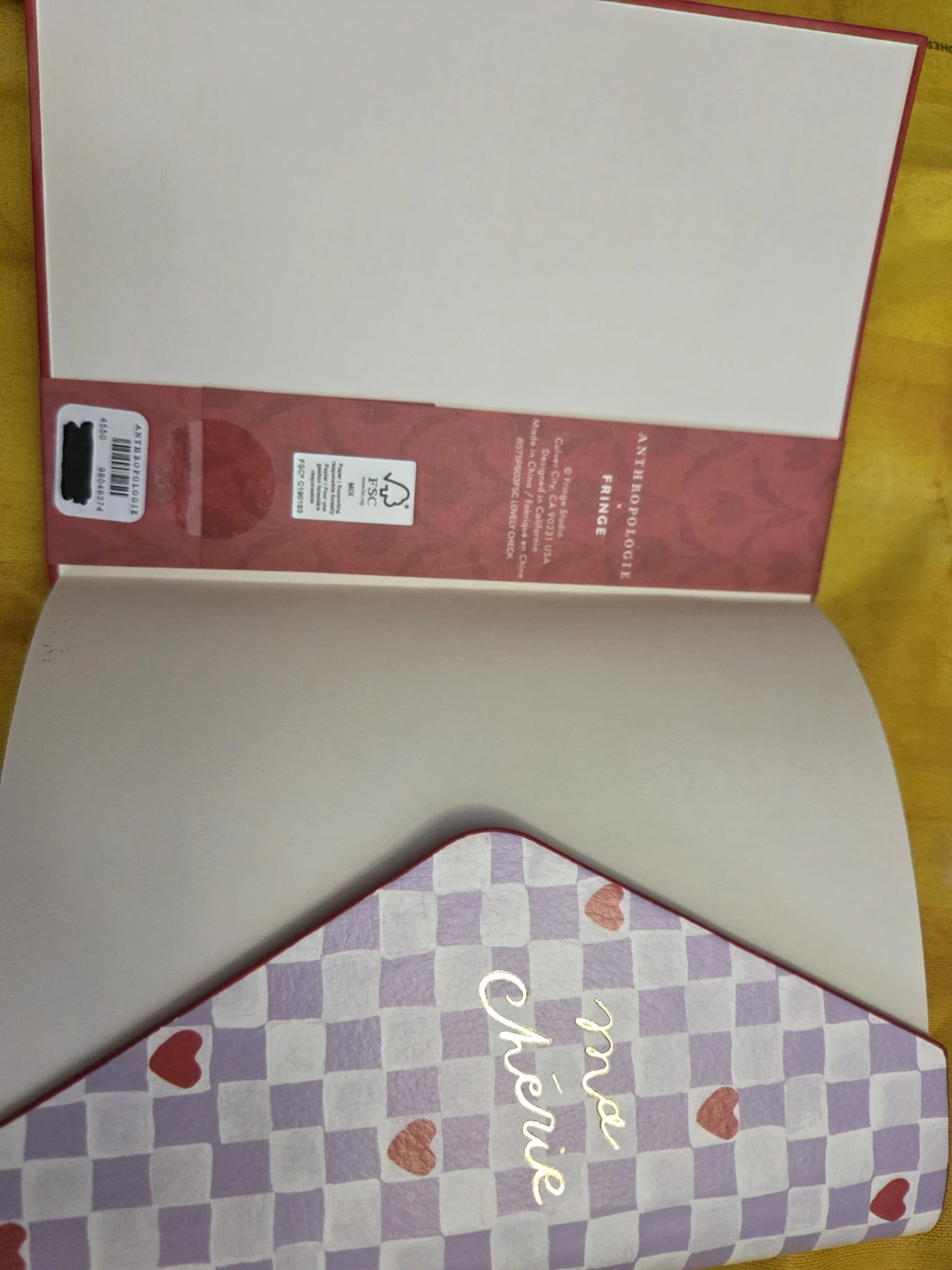 Anthropologie Fringe Petite Journal - Ma Cherie - photo 3