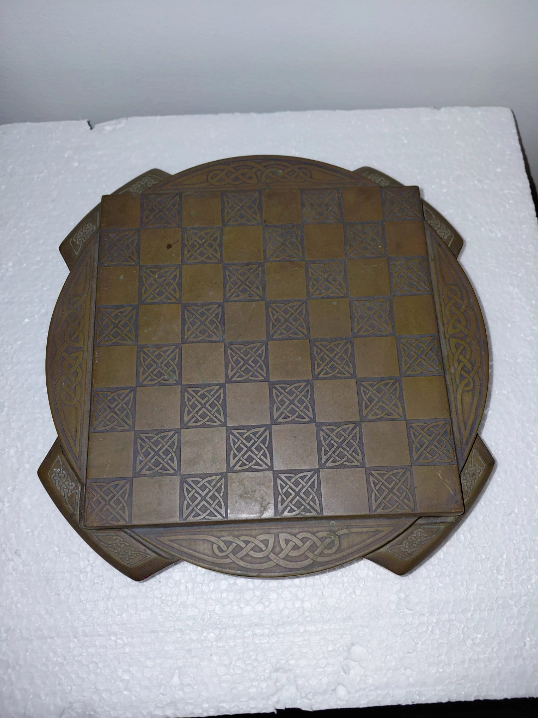 Vintage small Chess Set 8.75" x 8.75"