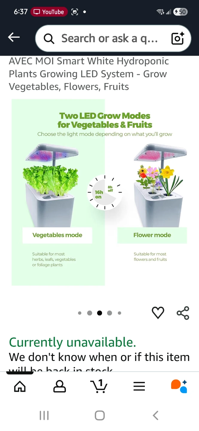 AVEC MOI Smart White Hydroponic LED Growing System - photo 4