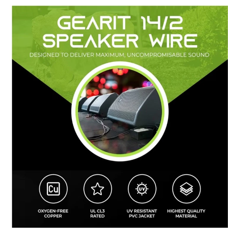 GEARit 14 AWG 500 FT CL3 Speaker Wire - Outdoor/Indoor - photo 3