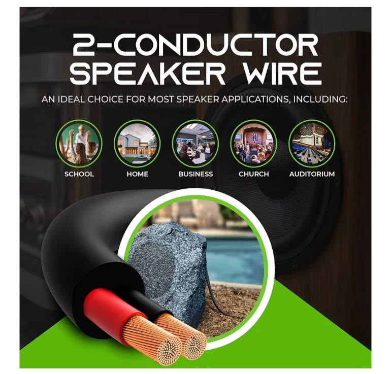 GEARit 14 AWG 500 FT CL3 Speaker Wire - Outdoor/Indoor - photo 4