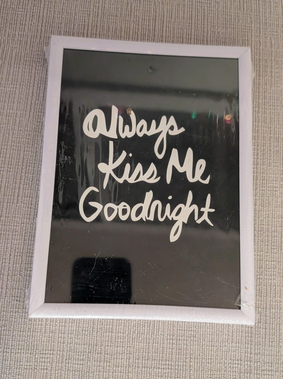 Brand New Always Kiss Me Goodnight Frame - 13 x 18 cm (5"x7")