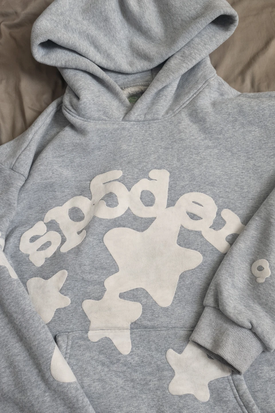 Grey Sp5der Hoodie