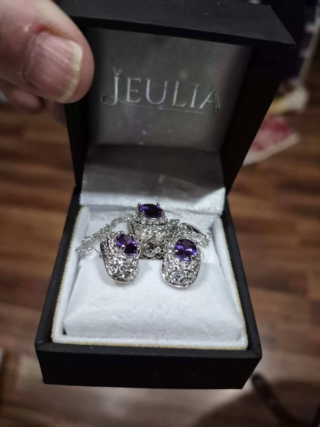 Jeulia Necklace and Earrings Set - photo 2