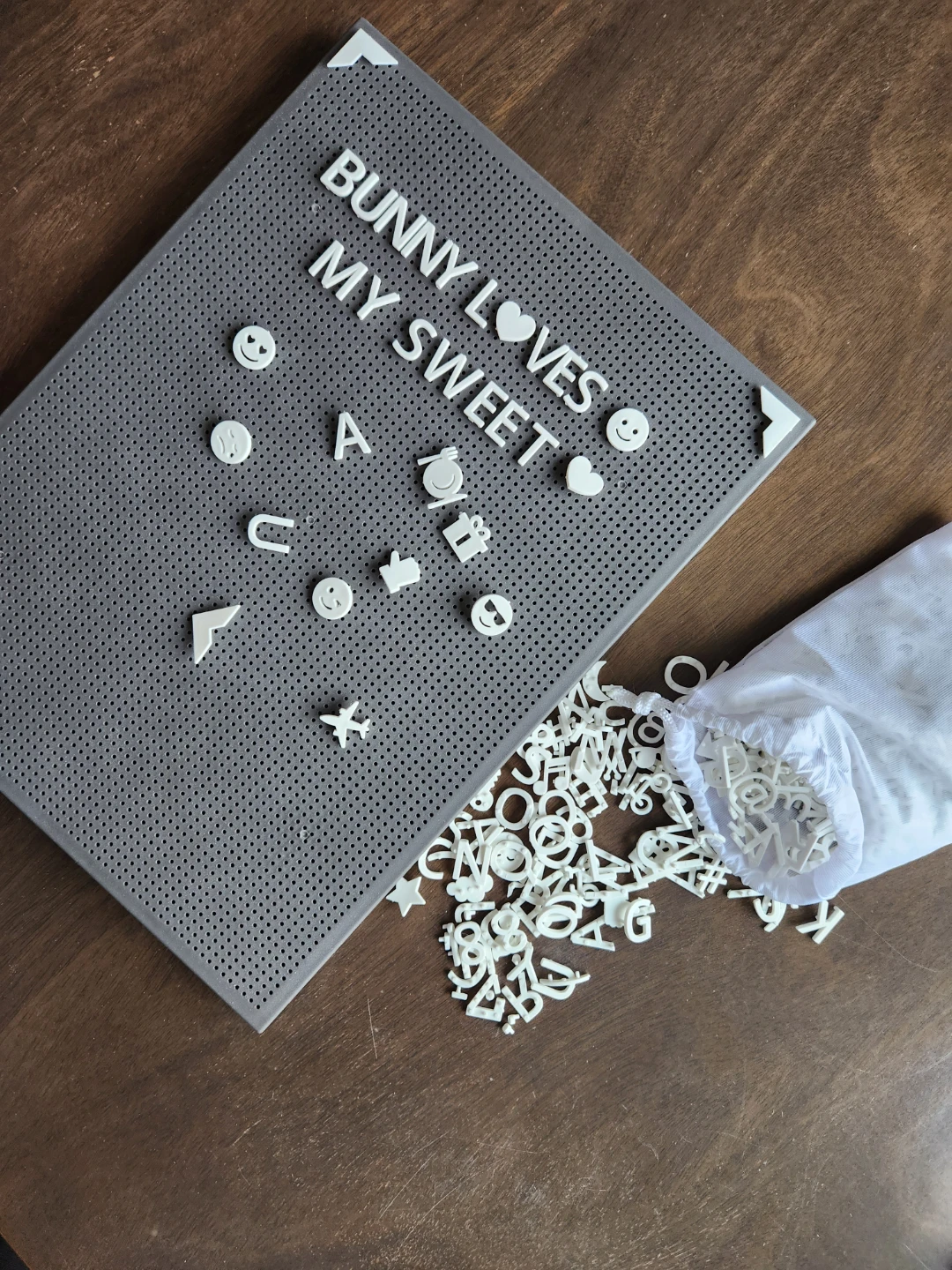IKEA Pegboard/Letter Board with White Letters (30 × 40 cm) - photo 2