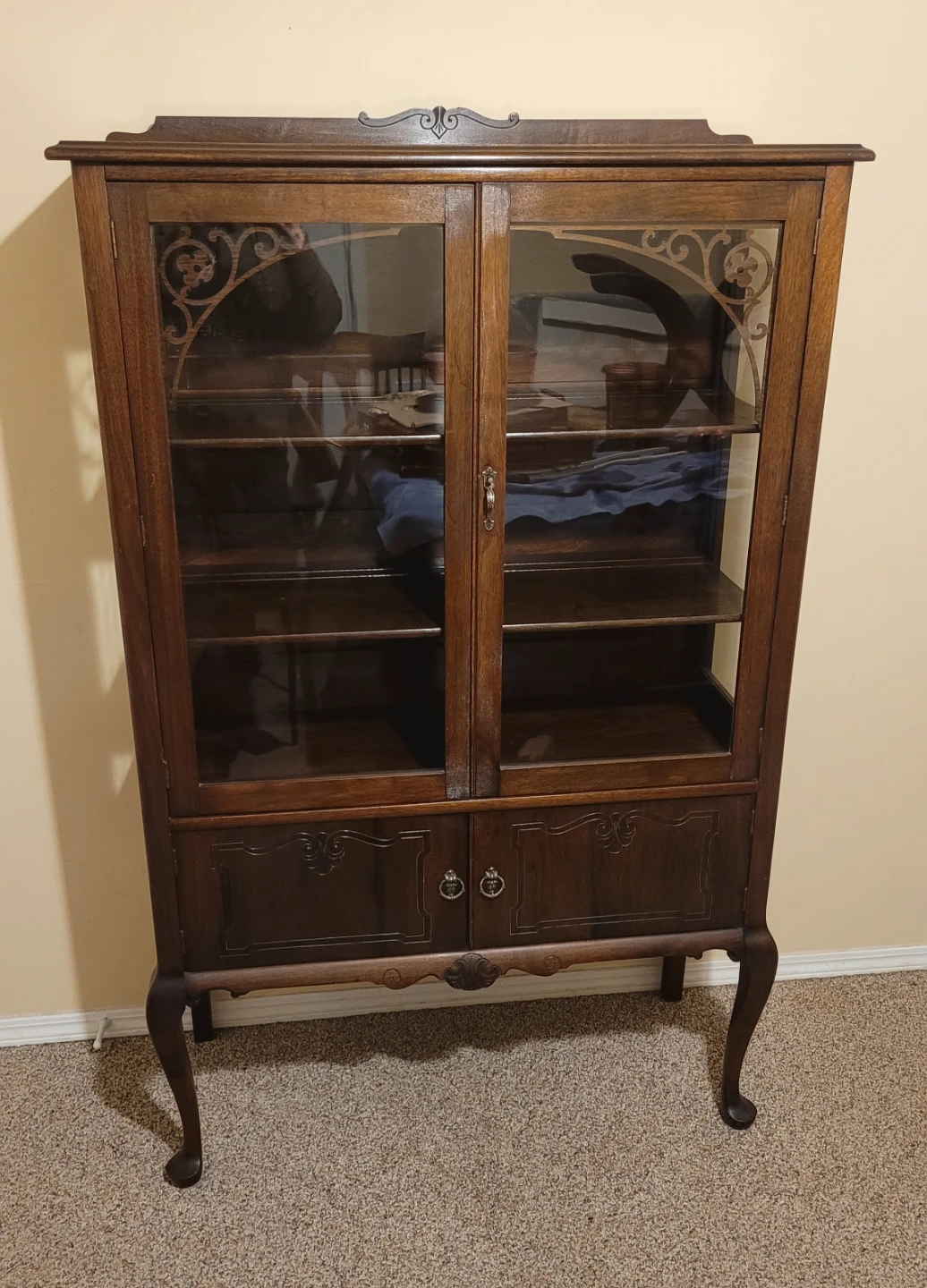 Gibbard Walnut China Cabinet
