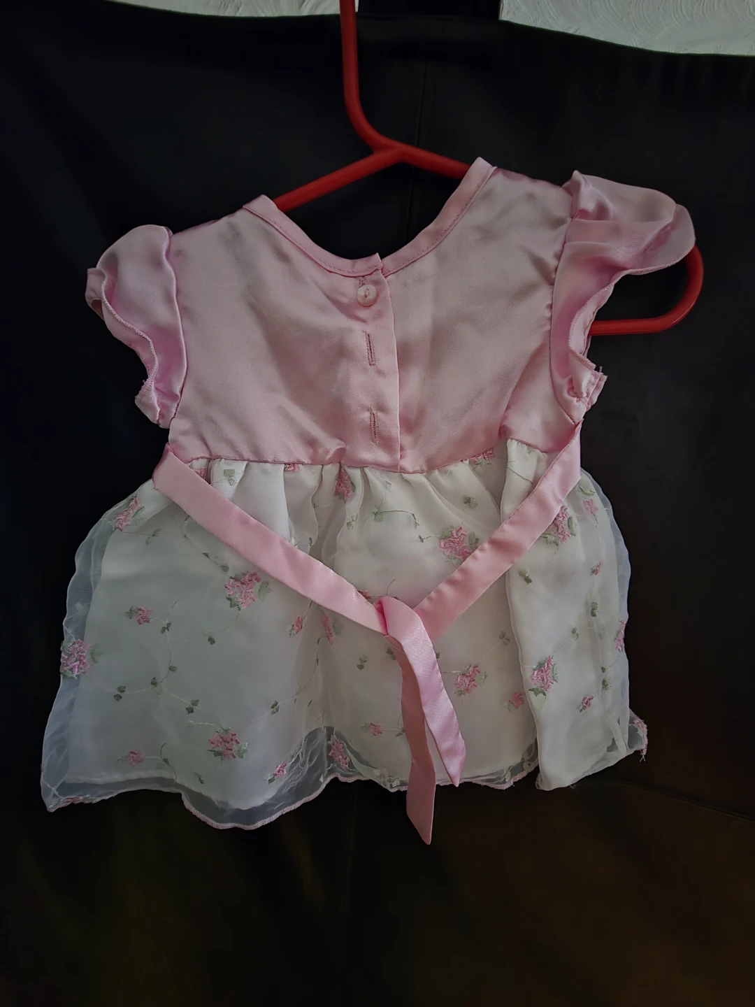 Sweet Treasures 3M Baby Dress - Pink & White - photo 2