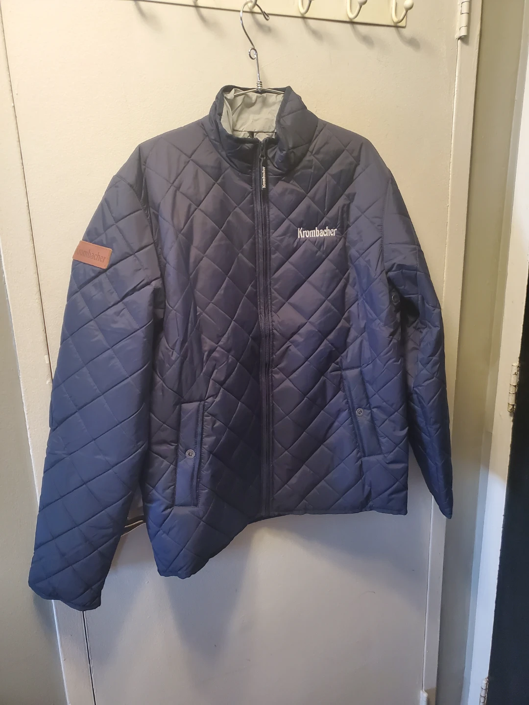 Krombacher Dark Blue Jacket  Brand New Size L