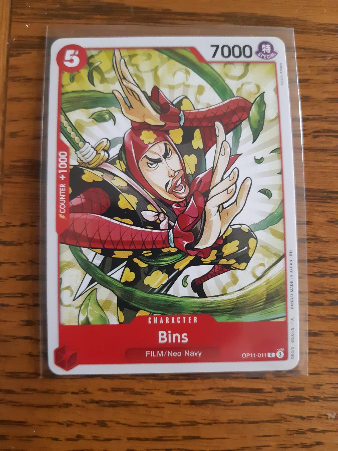 One Piece Card Game - Bins OP11-011