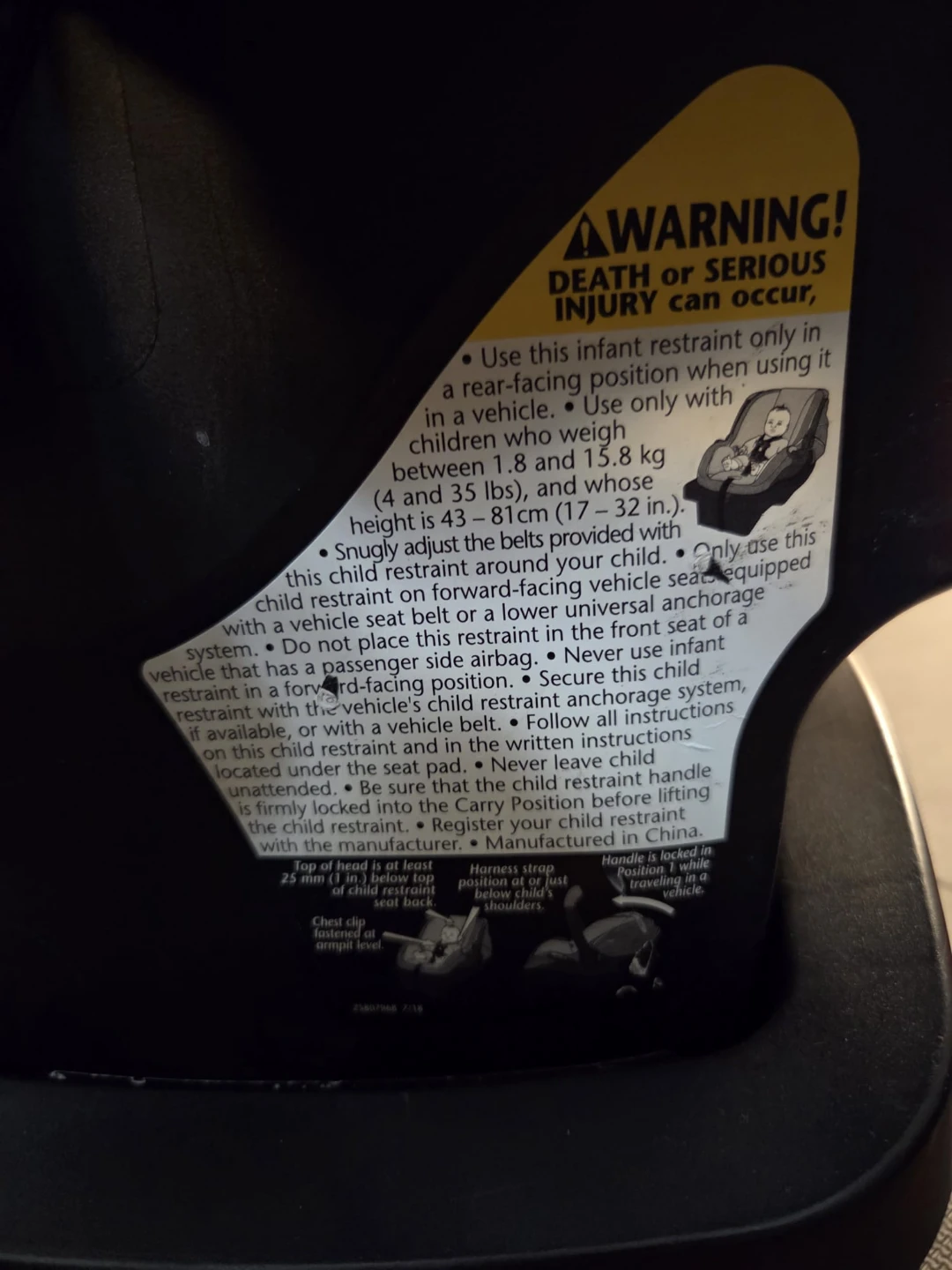 Evenflo LiteMax Infant Car Seat - photo 4
