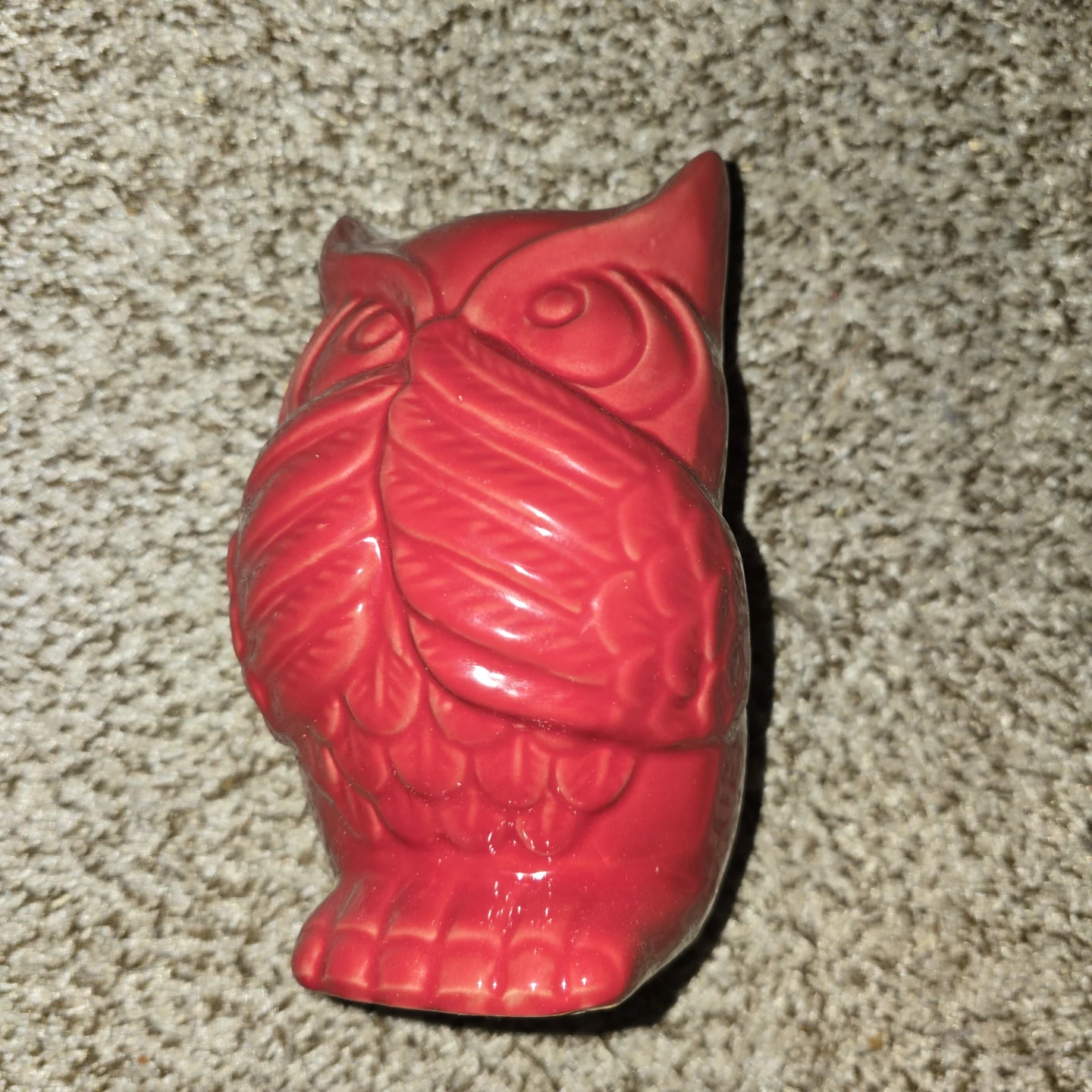 Bouclair Red Owl Figurine
