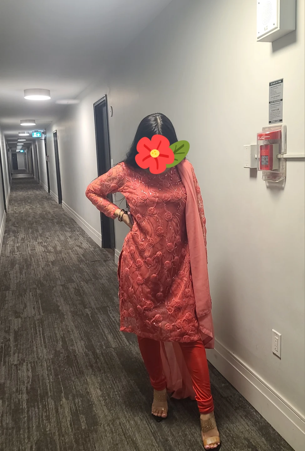 Salwar Kameez - Peach