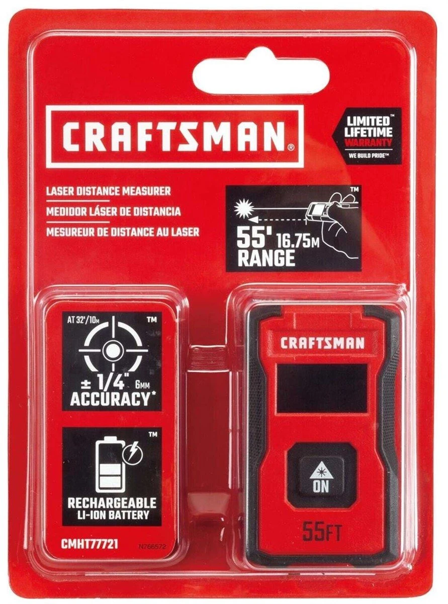 New Craftsman Laser Distance Measurer 55ft - photo 2