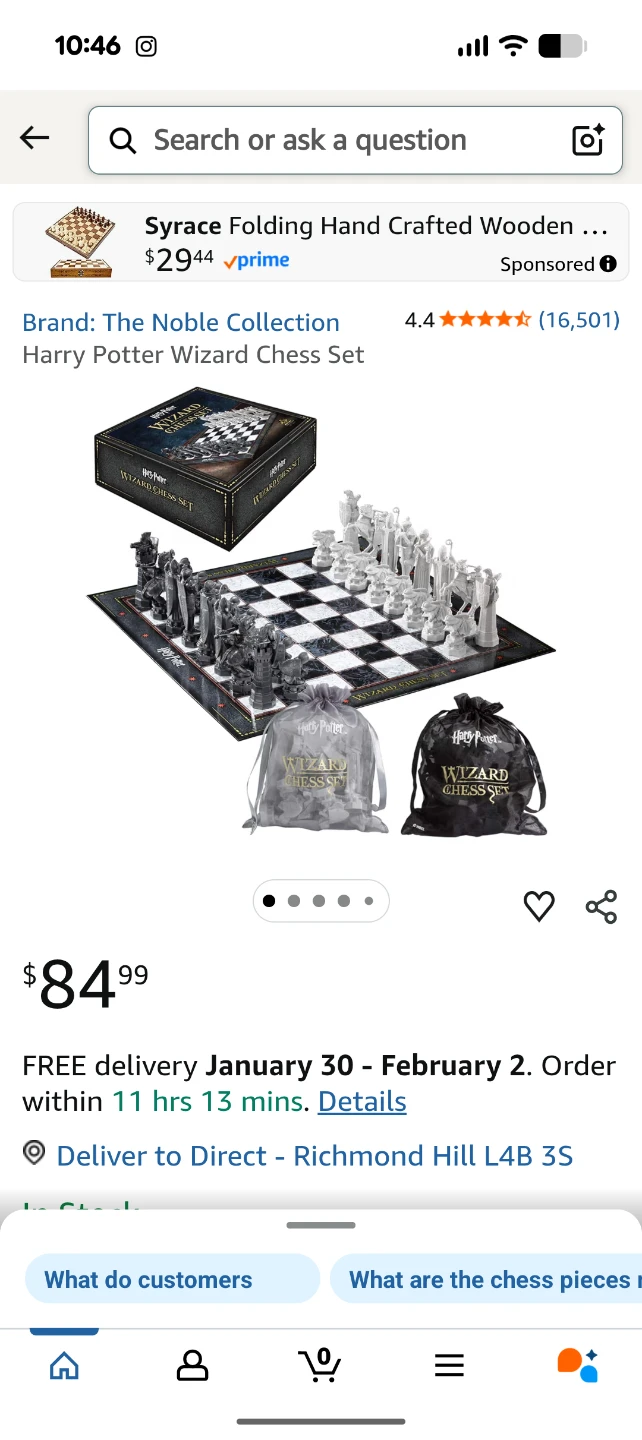 Harry Potter Wizard Chess Set - photo 2