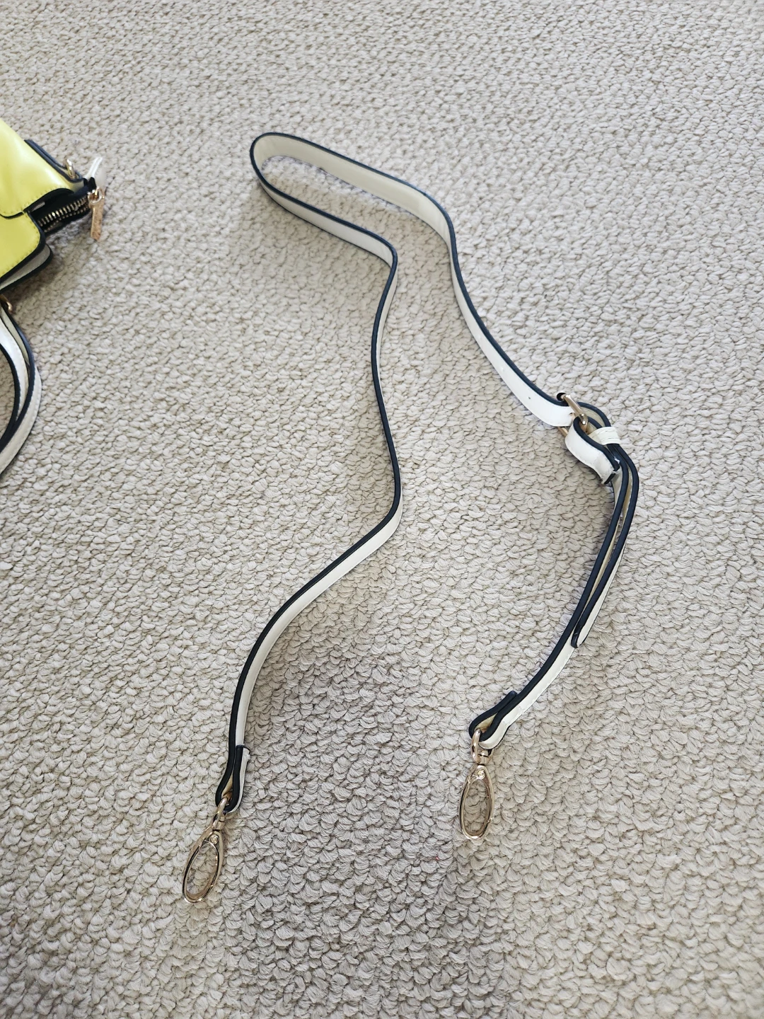 Benetton Yellow Tote Bag with Adjustable Strap - photo 3